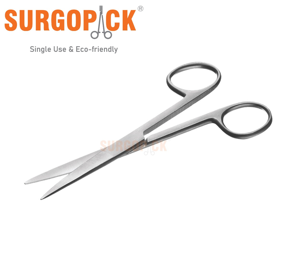 Box 50 Surgopack® Sterile Single Use Dressing Scissors Sharp Sharp 13cm / 5" Individually Packed - Surgical instruments company