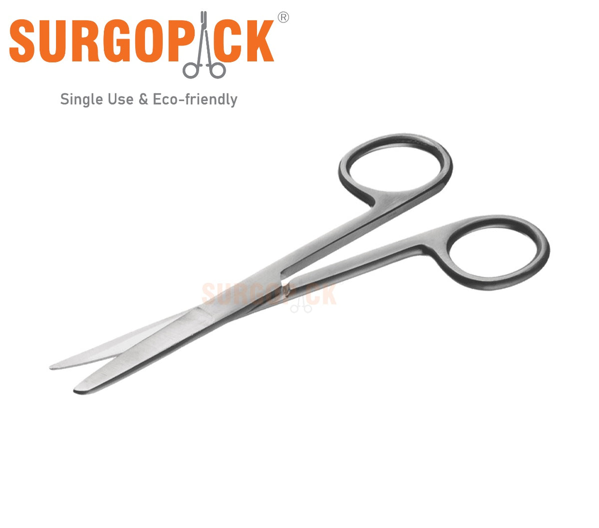 Box 50 Surgopack® Sterile Single Use Dressing Operating Scissors Sharp ...