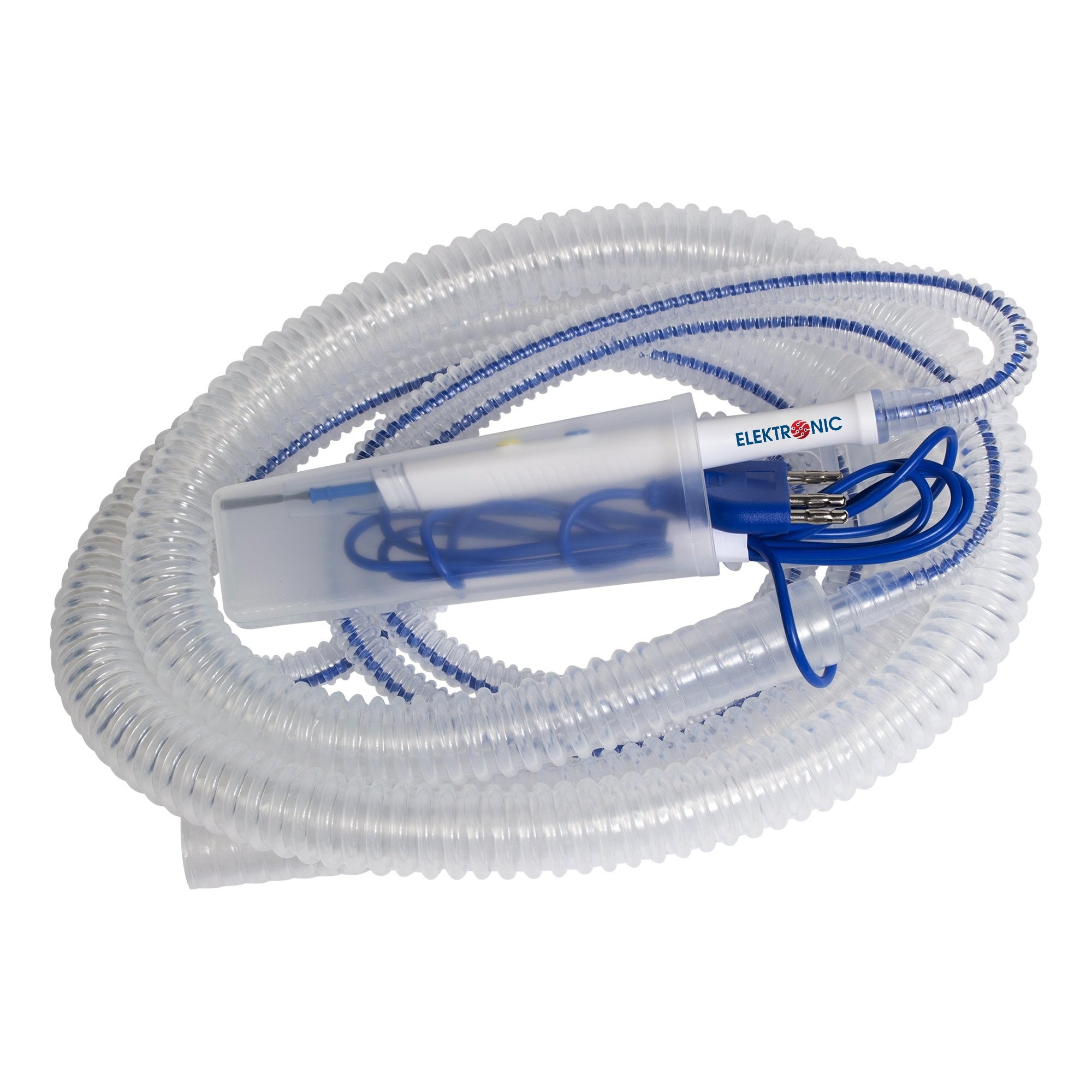 Diathermy Smoke evacuation Pencil disposable Electrosurgical Interchangeable Cut-Coag Handcontrol Evacuator System with 3 meter (10ft) Pre-Attached Tubing Cable 3M Hose with Swivel Holster 3 Pin Plug Non-Coated Blade Electrode STERILE Single Use - Surgical instruments company