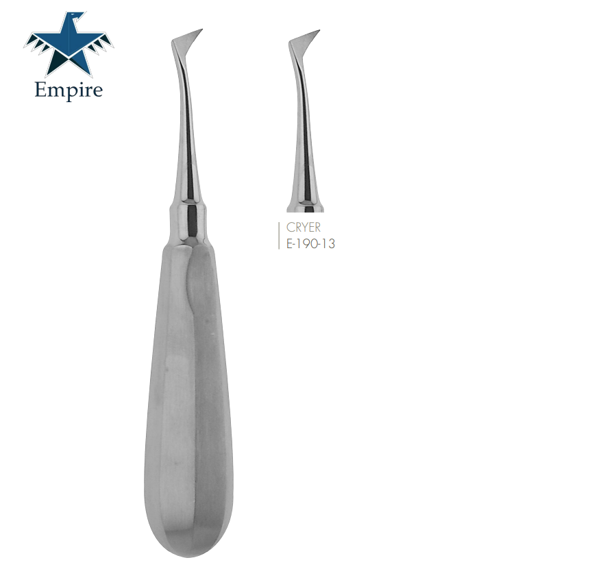 Empire's German Stainless Dental Root Surgery Elevator - Cryer Elevators - Surgical instruments company