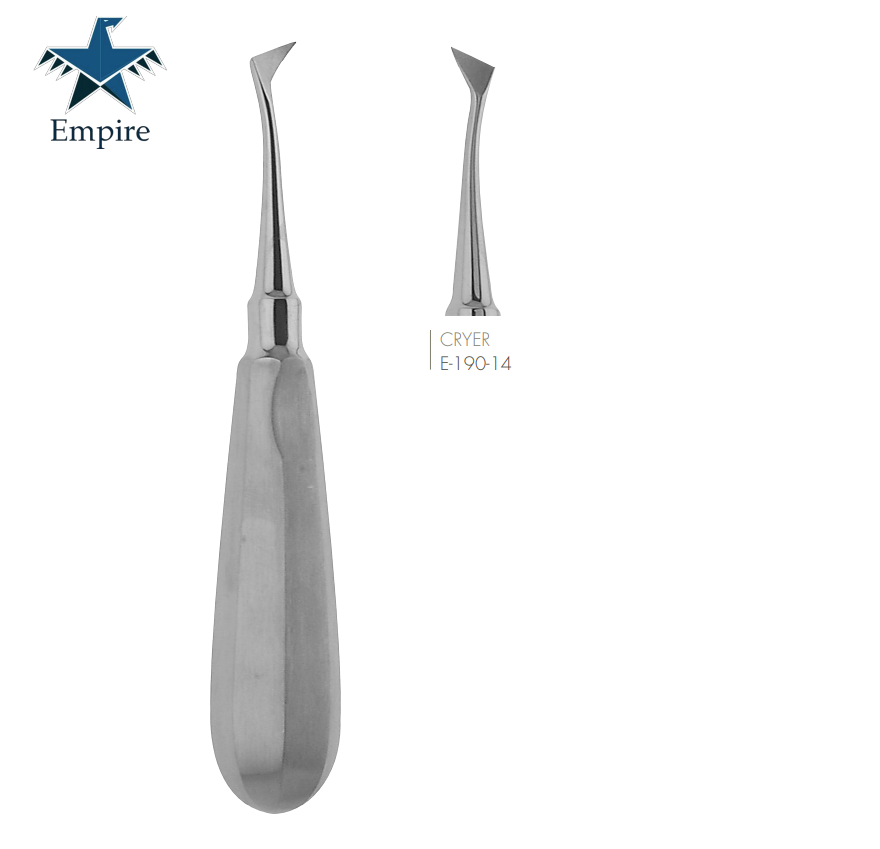 Empire's German Stainless Dental Root Surgery Elevator - Cryer Elevators - Surgical instruments company