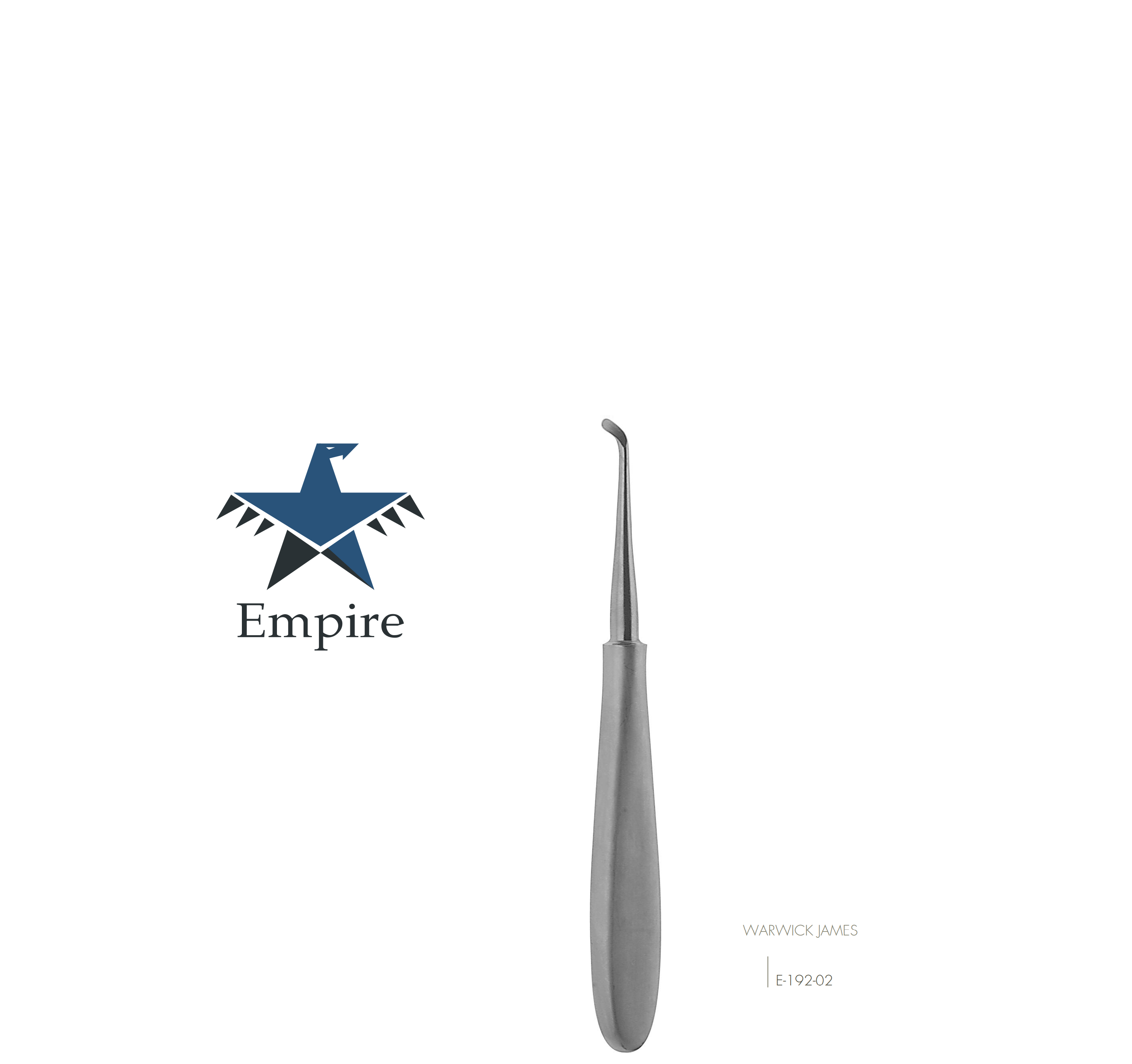 Empire's German Stainless Dental Root Surgery Elevator - Warwick James Elevator - Surgical instruments company