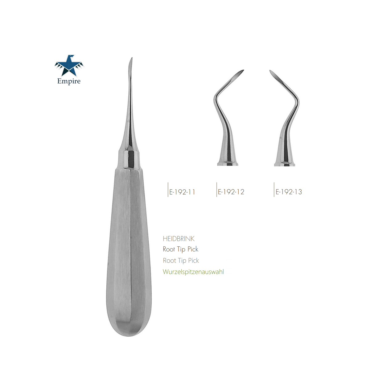 Empire's German Stainless Dental Root Surgery Elevator Root Tip Pick ...