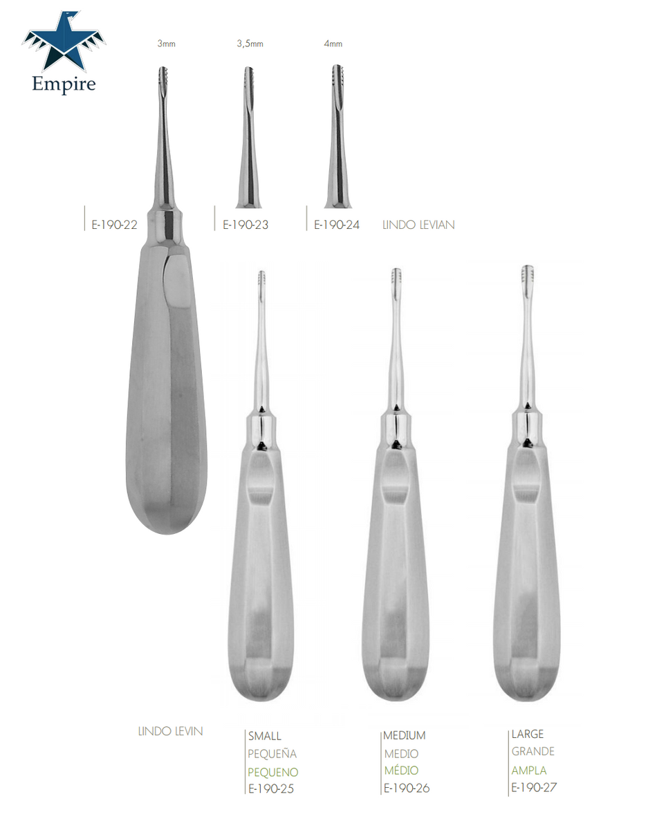 Empire's German Stainless Dental Root Surgery Elevator Lindo Levin ...