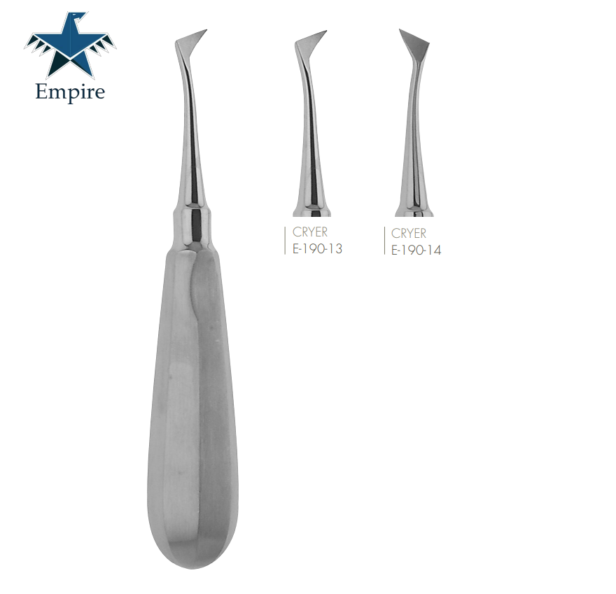 Empire's German Stainless Dental Root Surgery Elevator - Cryer Elevators - Surgical instruments company