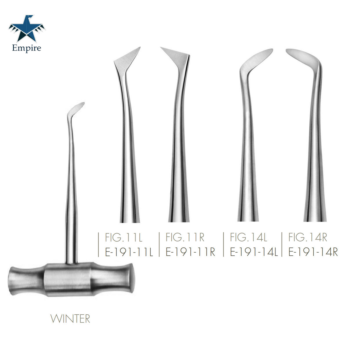 Empire's German Stainless Dental Root Surgery Elevator - Winter Root ...